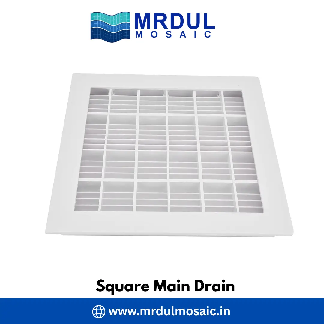 Square Main Drain