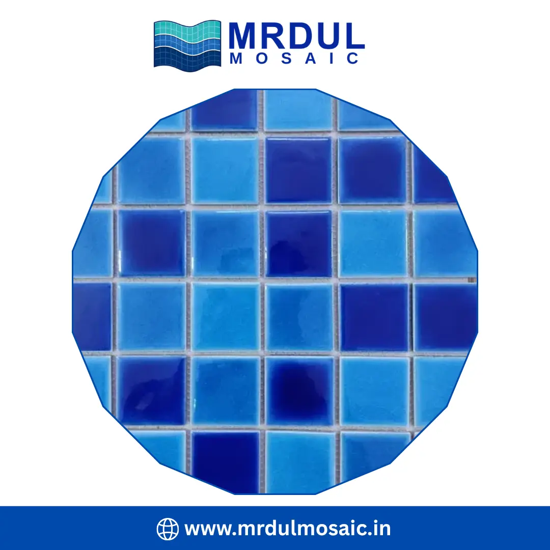 Pool Glass Mosaic Tiles